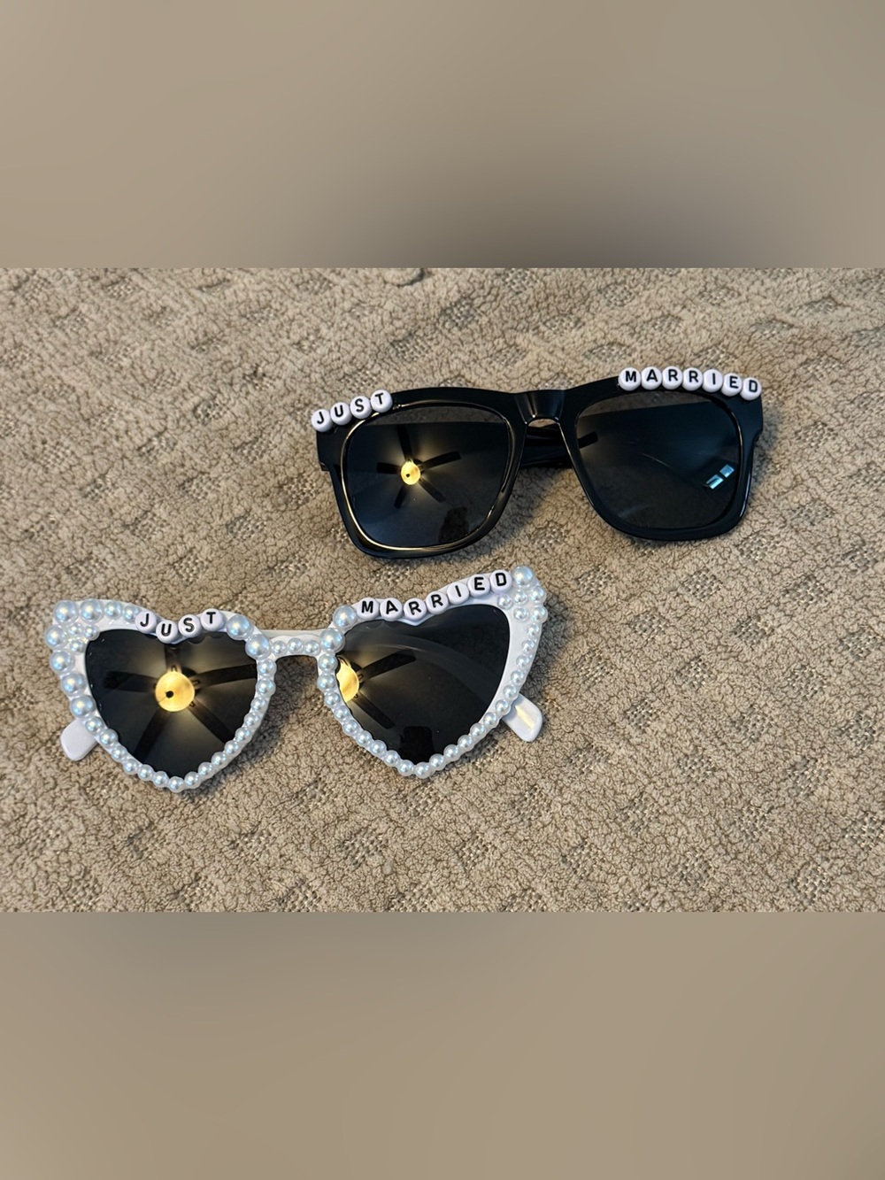 Bride & Groom Just Married Sunglasses